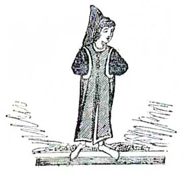 14th-century clothing, from Strutt.