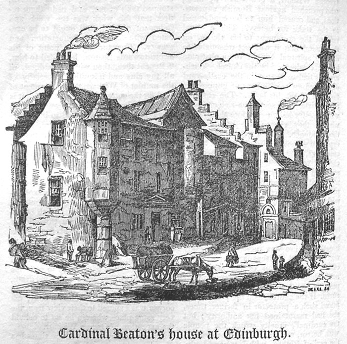 Cardinal Beaton's house at Edinburgh