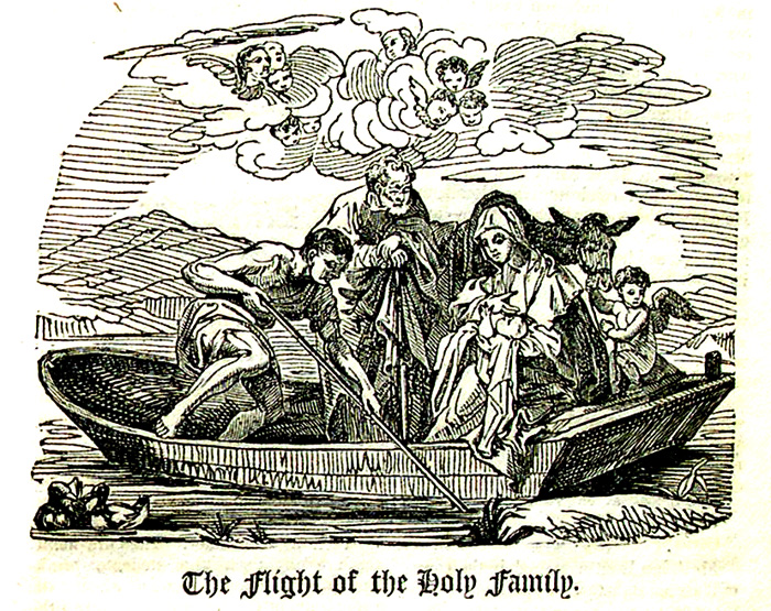The Flight of the Holy Family.